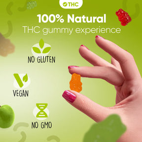 Gummies de THC Green Apple
