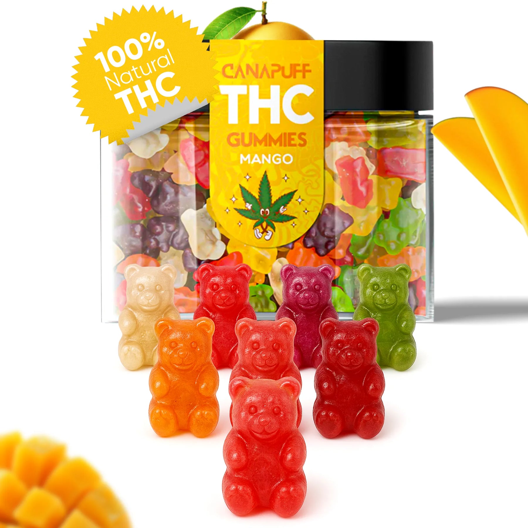 Gummies de THC Mango