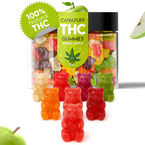 Gummies de THC Green Apple
