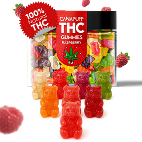 Gummies de THC Raspberry