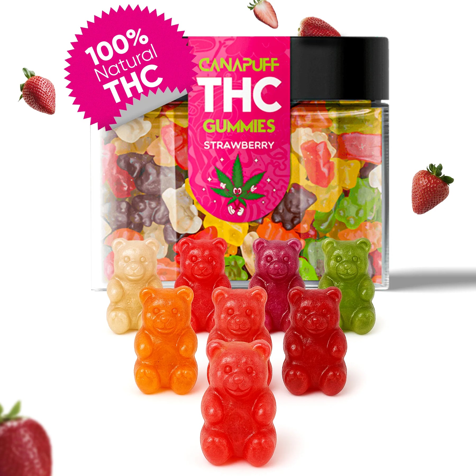 Gummies de THC Strawberry