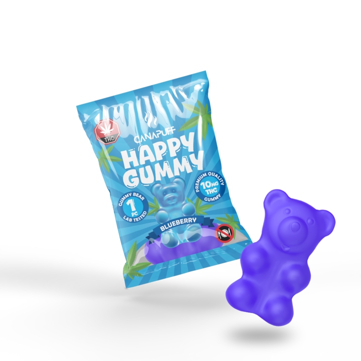 Gummies de THC Blueberry