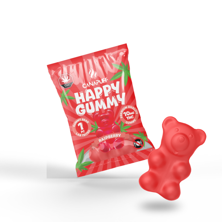Gummies de THC Raspberry