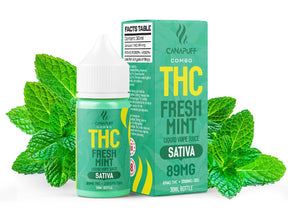 Líquido de THC Fresh Mint 30ml