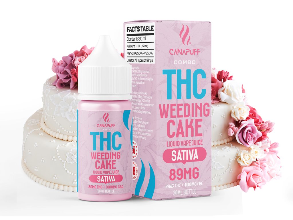 Líquido de THC CBC Wedding Cake 30ml