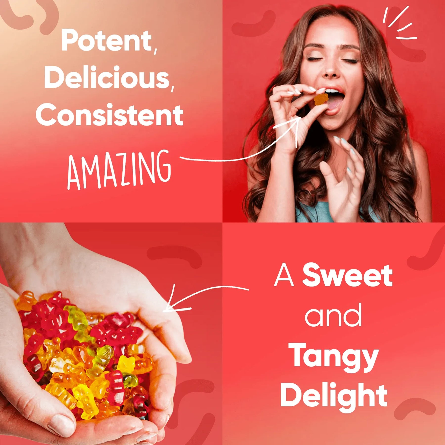 Gummies de THC Cherry