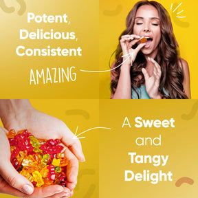 Gummies de THC Mango