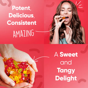 Gummies de THC Raspberry