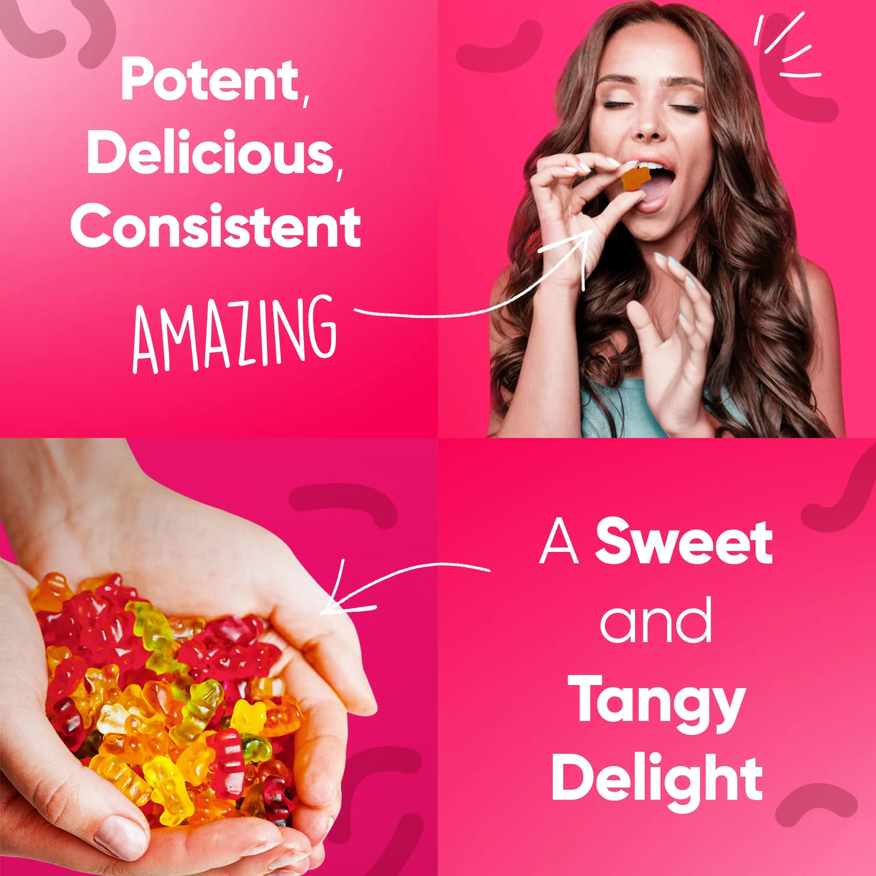 Gummies de THC Strawberry