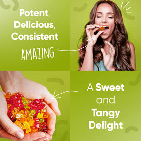 Gummies de THC Green Apple