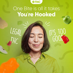 Gummies de THC Green Apple