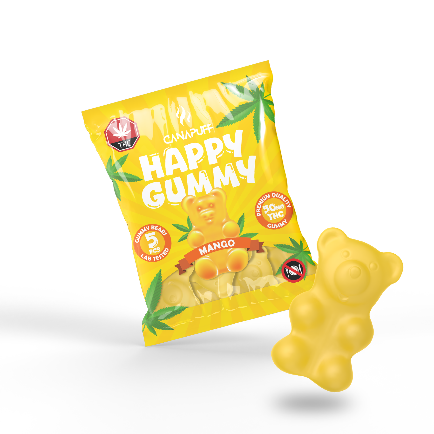 Gummies de THC Mango