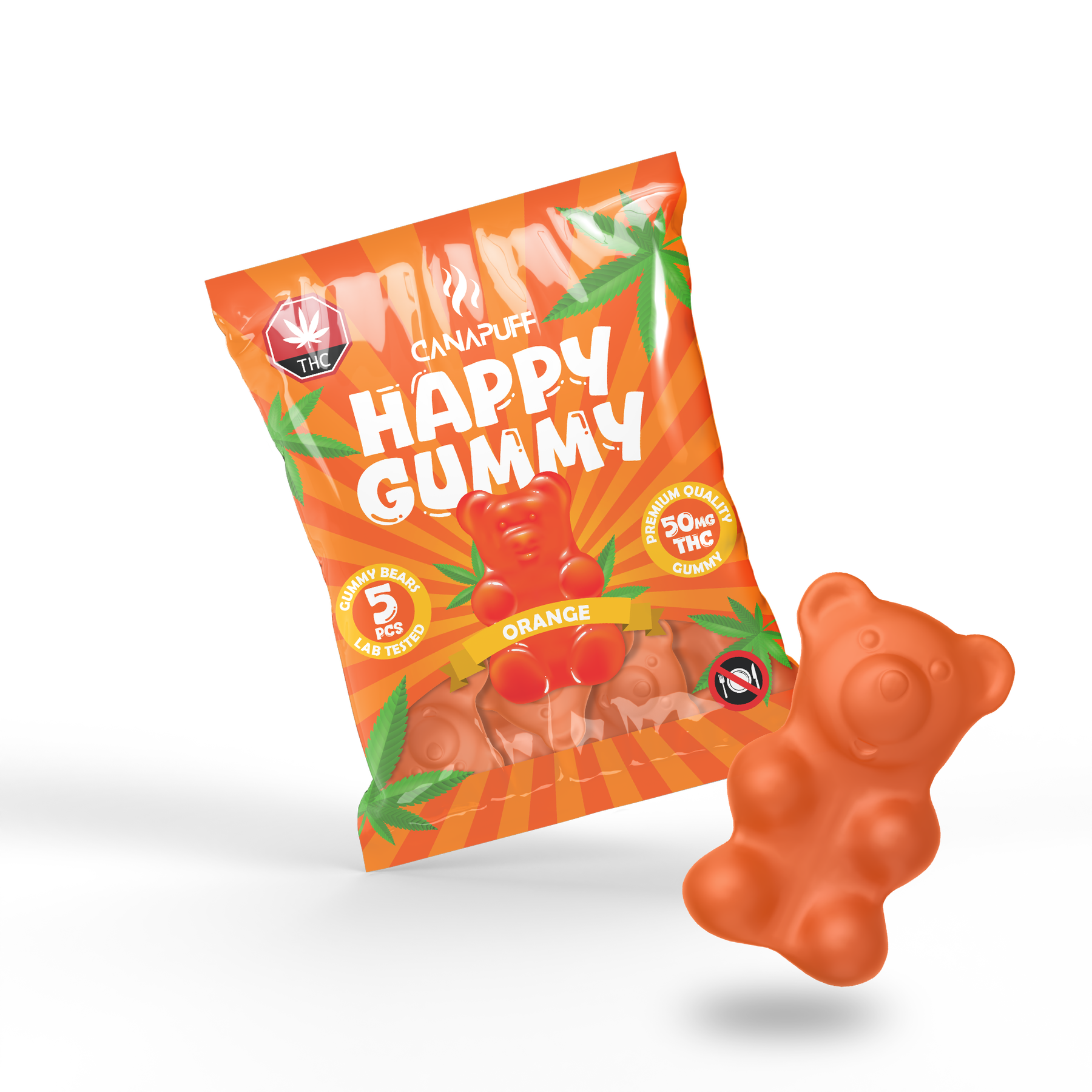 Gummies de THC Orange