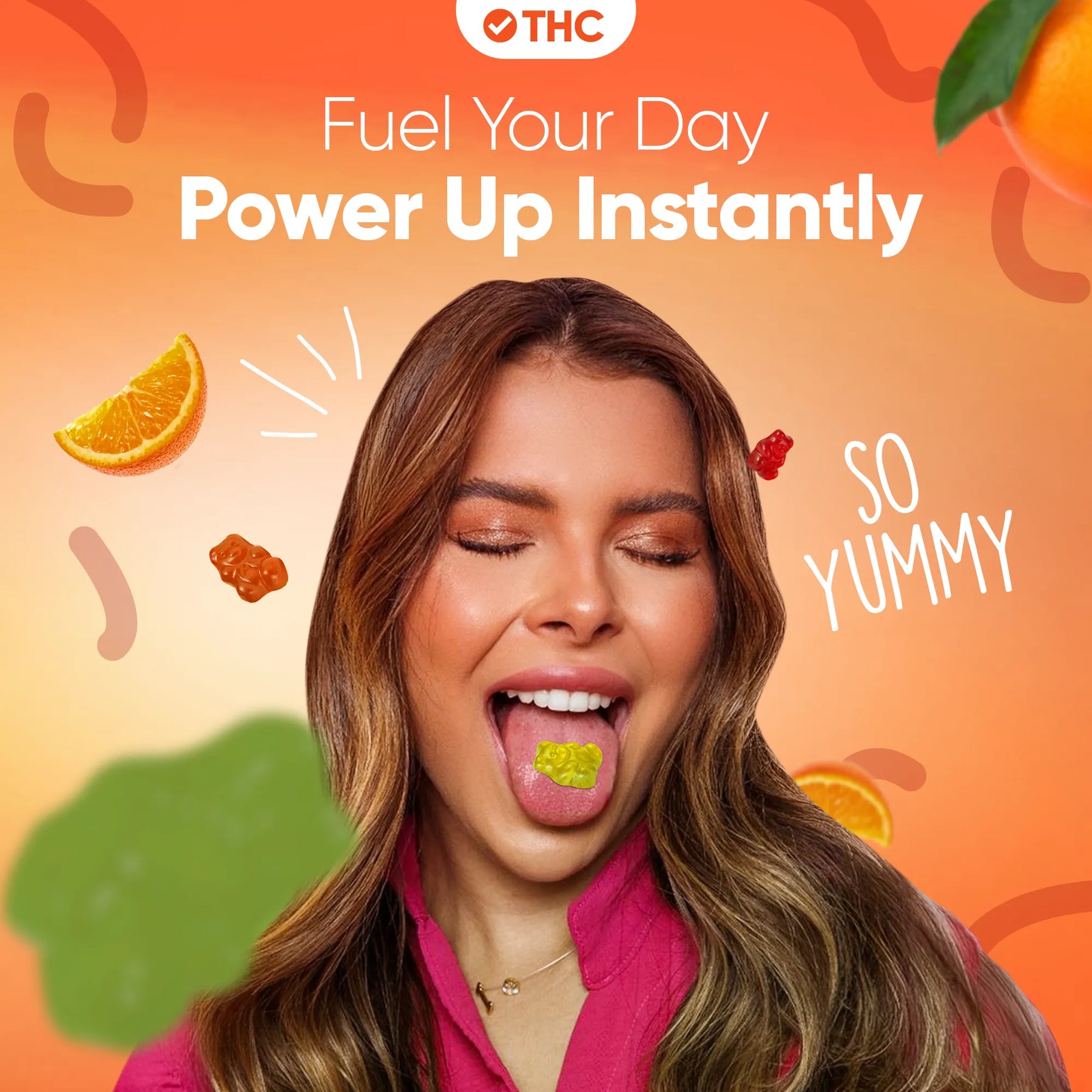 Gummies de THC Orange