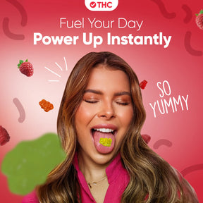 Gummies de THC Raspberry