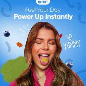 Gummies de THC Blueberry