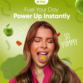 Gummies de THC Green Apple