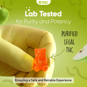 Gummies de THC Green Apple