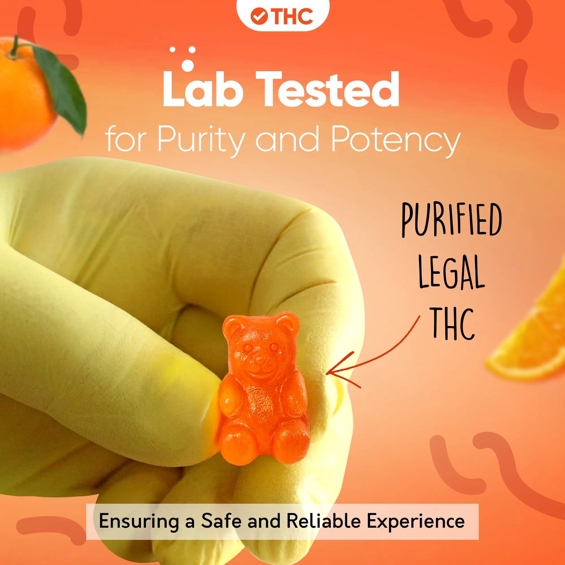 Gummies de THC Orange