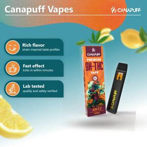 Vape de 9H-THC AK47 95% 1ml