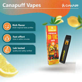 Vape de 9H-THC Sour Diesel 95% 1ml