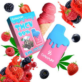 Vape de THCv Berry Gelato 99% 2ml