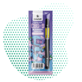 Caneta + Cartucho CBG9 Blueberry Cookies 79%