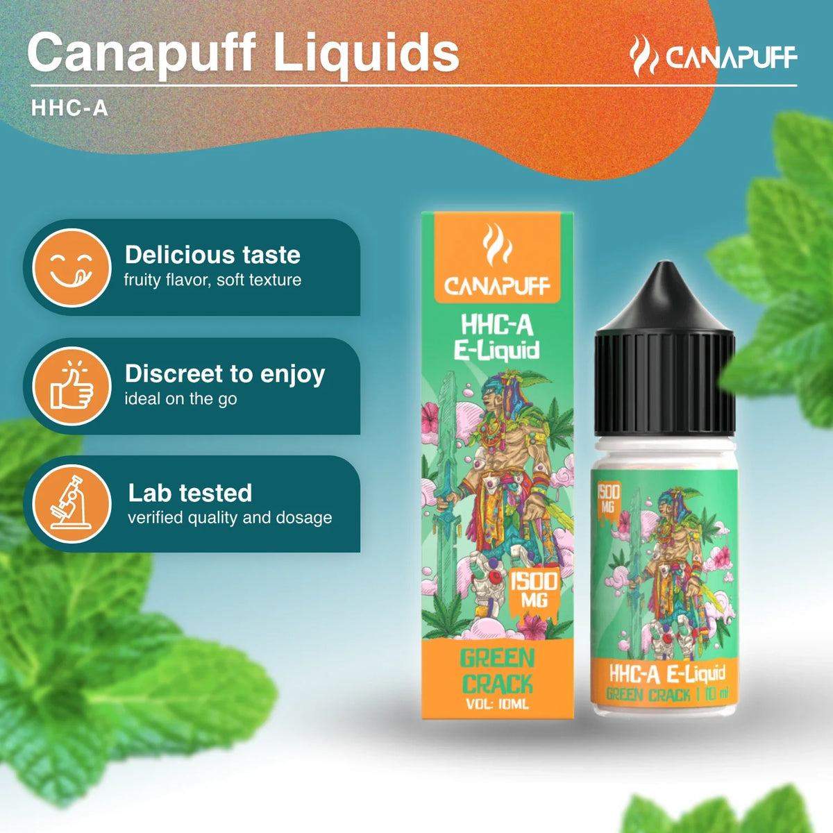 Líquido de HHC-A Green Crack 1.500mg