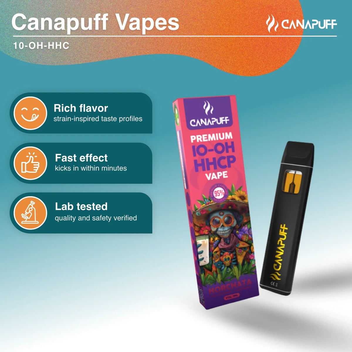 Vape de 10-OH-HHCP Horchata 95% 1ml