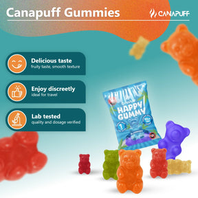 Gummies de THC Blueberry