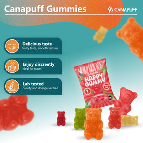 Gummies de THC Raspberry