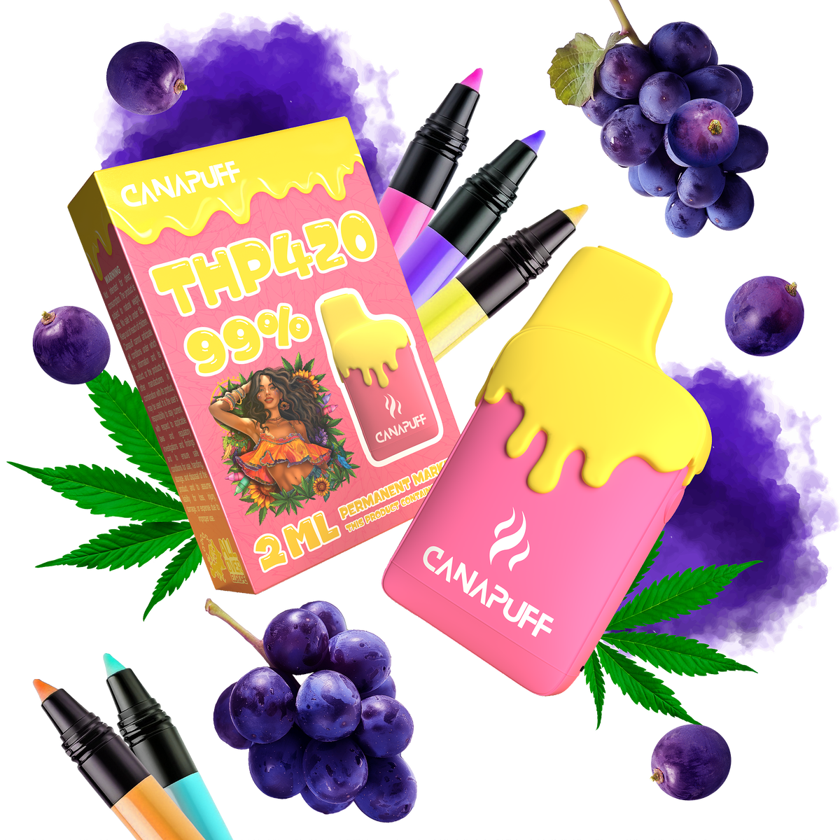 Vape de THP420 Permanent Marker 99% 2ml