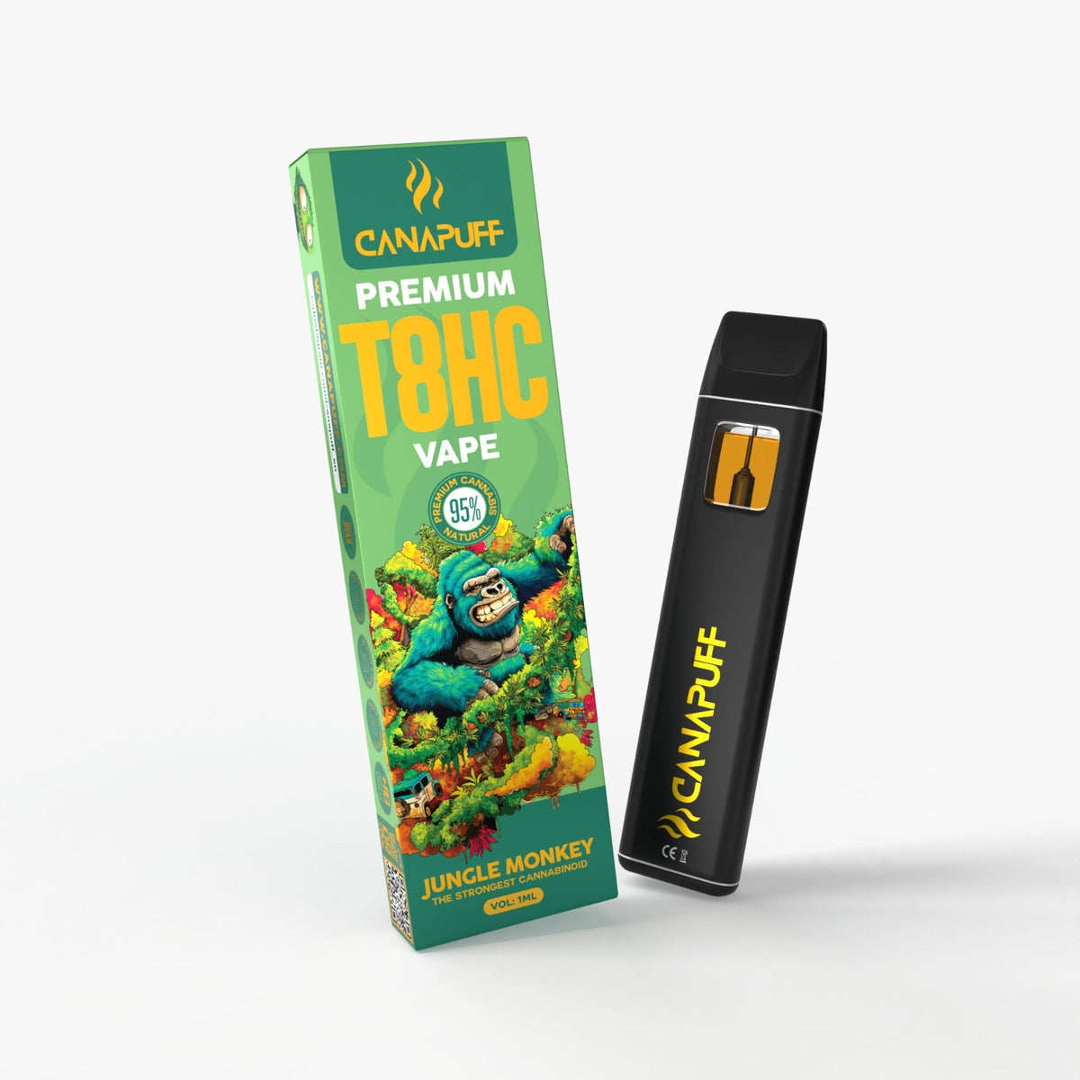 Vape de T8HC Jungle Monkey 95% 1ml