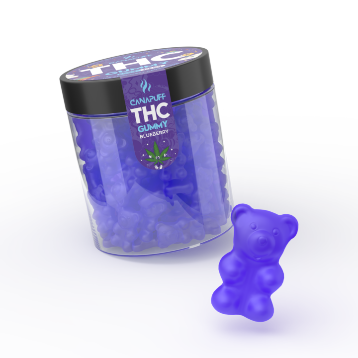 Gummies de THC Blueberry