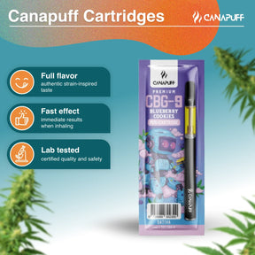 Caneta + Cartucho CBG9 Blueberry Cookies 79%