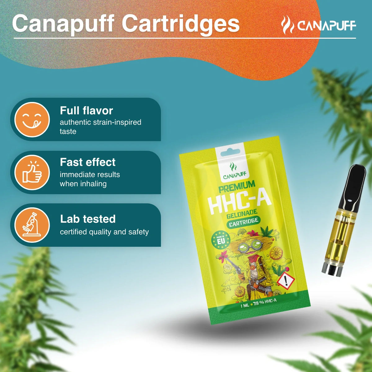 Cartucho HHC-A Gelonade 79%