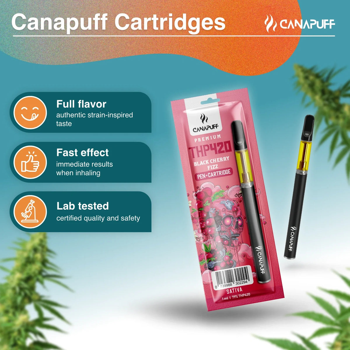 Caneta + Cartucho THP420 Black Cherry Fizz 79%