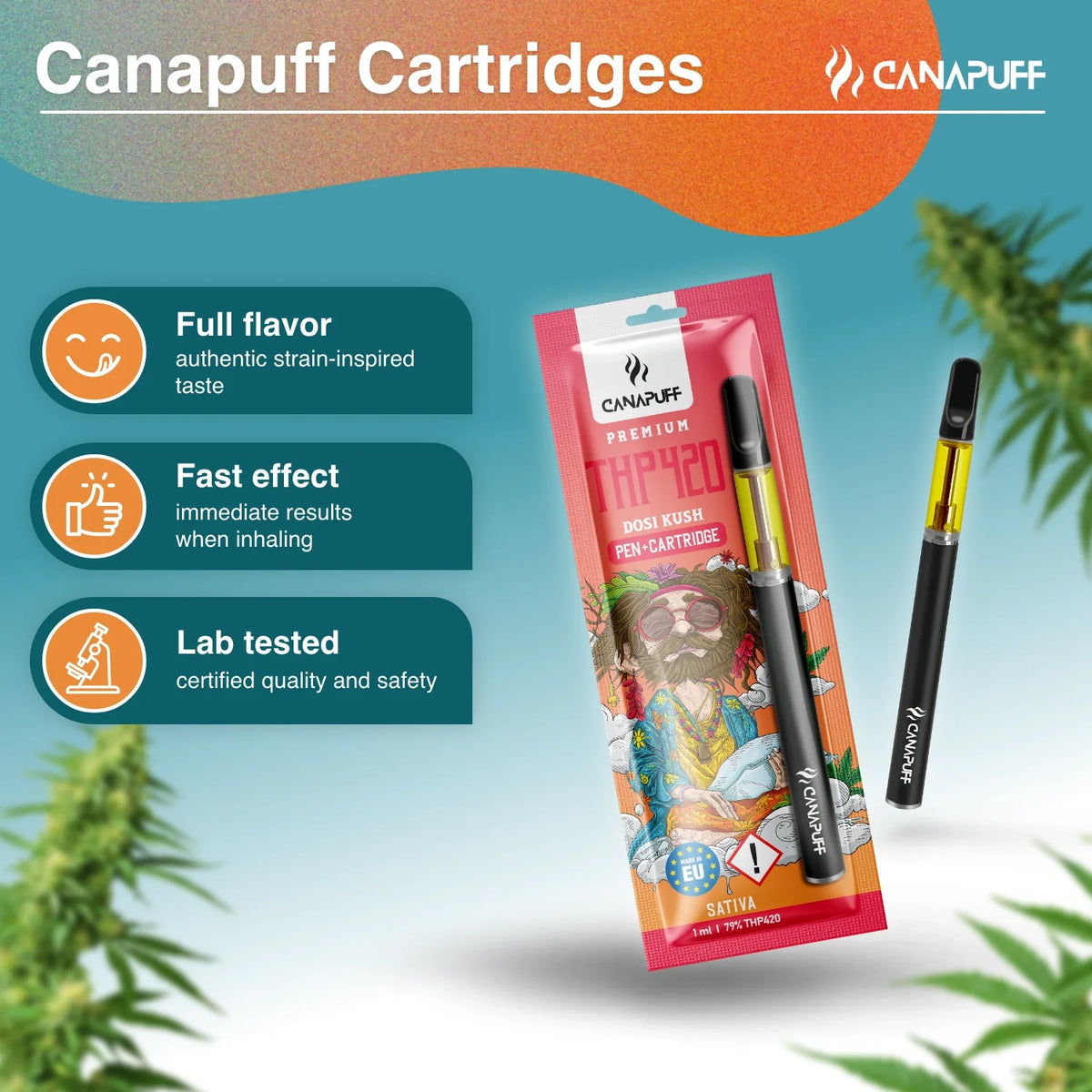 Caneta + Cartucho THP420 Dosi Kush 79%