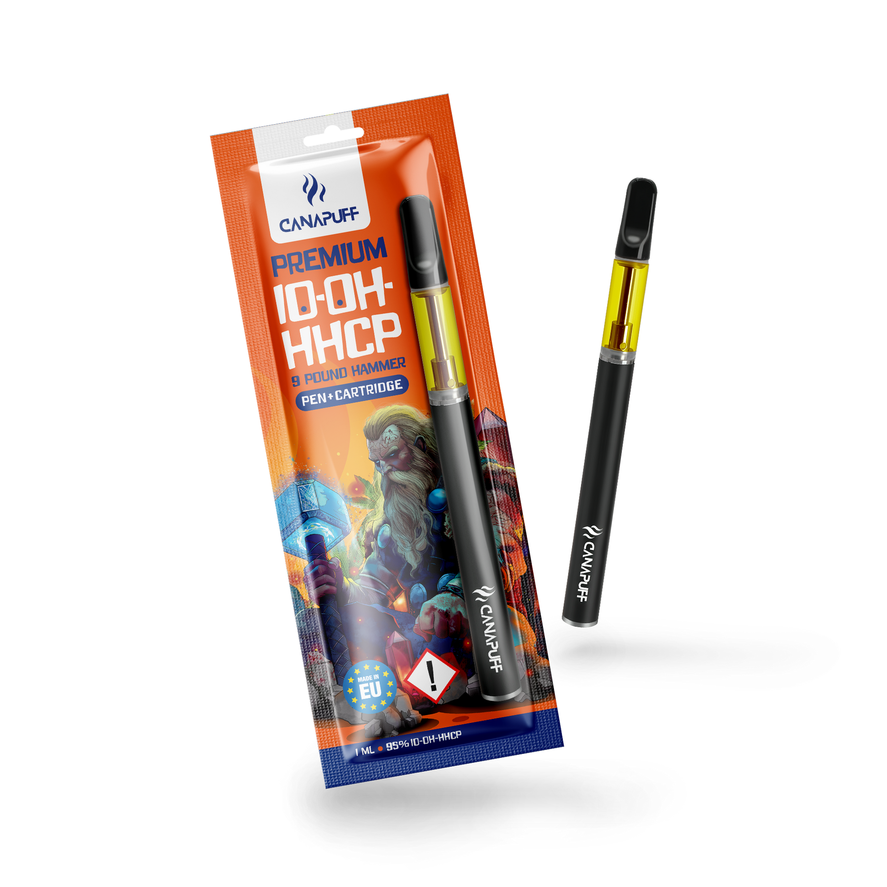 Caneta + Cartucho 10-OH-HHCP 9 Pound Hammer 95%