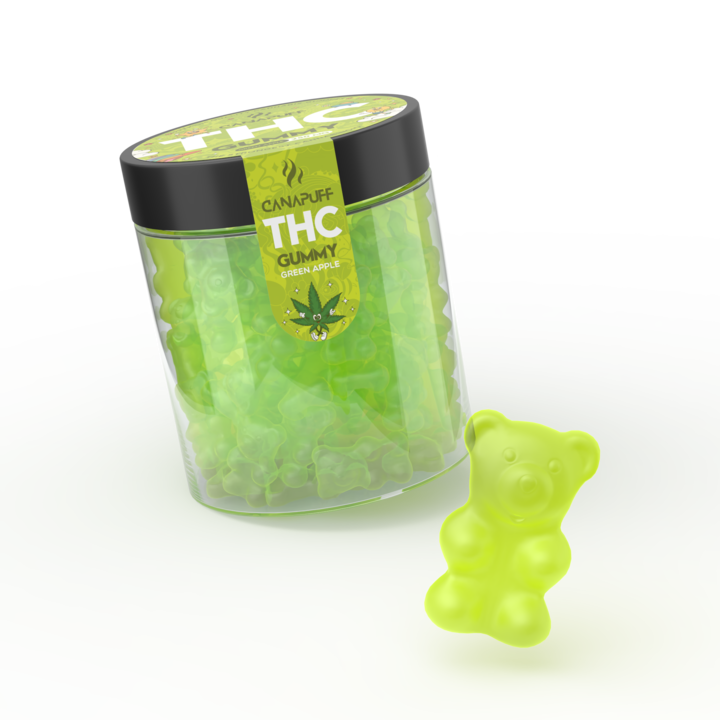 Gummies de THC Green Apple