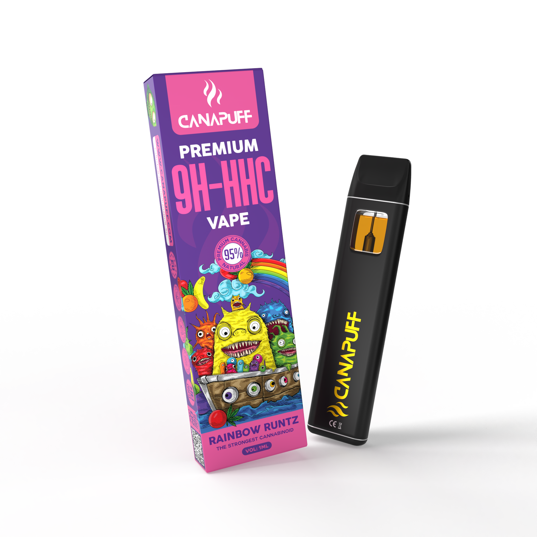 Vape 9H-HHC Rainbow Runtz 95% 1ml