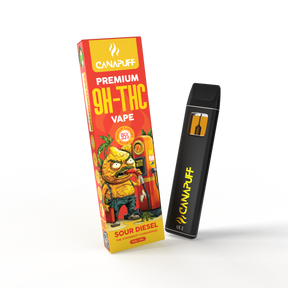 Vape de 9H-THC Sour Diesel 95% 1ml